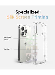 Ringke Fusion Design Case Compatible with iPhone 15 Pro Max Anti-Scratch Minimal Yellowing Clear Hard Back Shockproof Bumper Phone Cover -  Designed for iPhone 15 Pro Max - Seoul